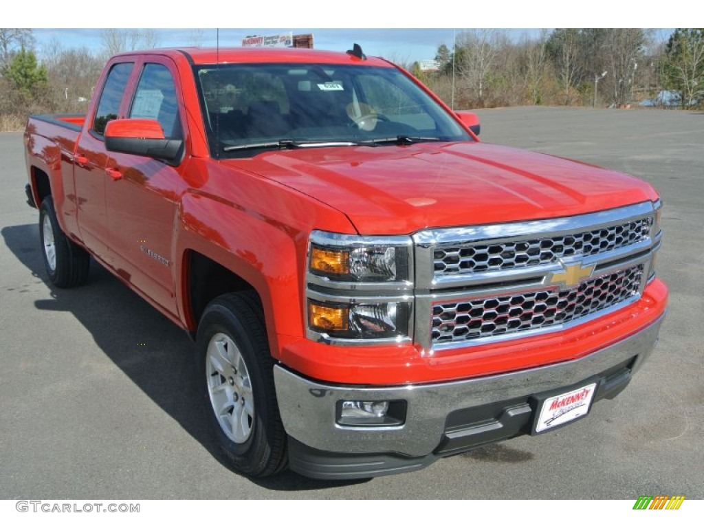 2015 Silverado 1500 LT Double Cab - Victory Red / Jet Black photo #1