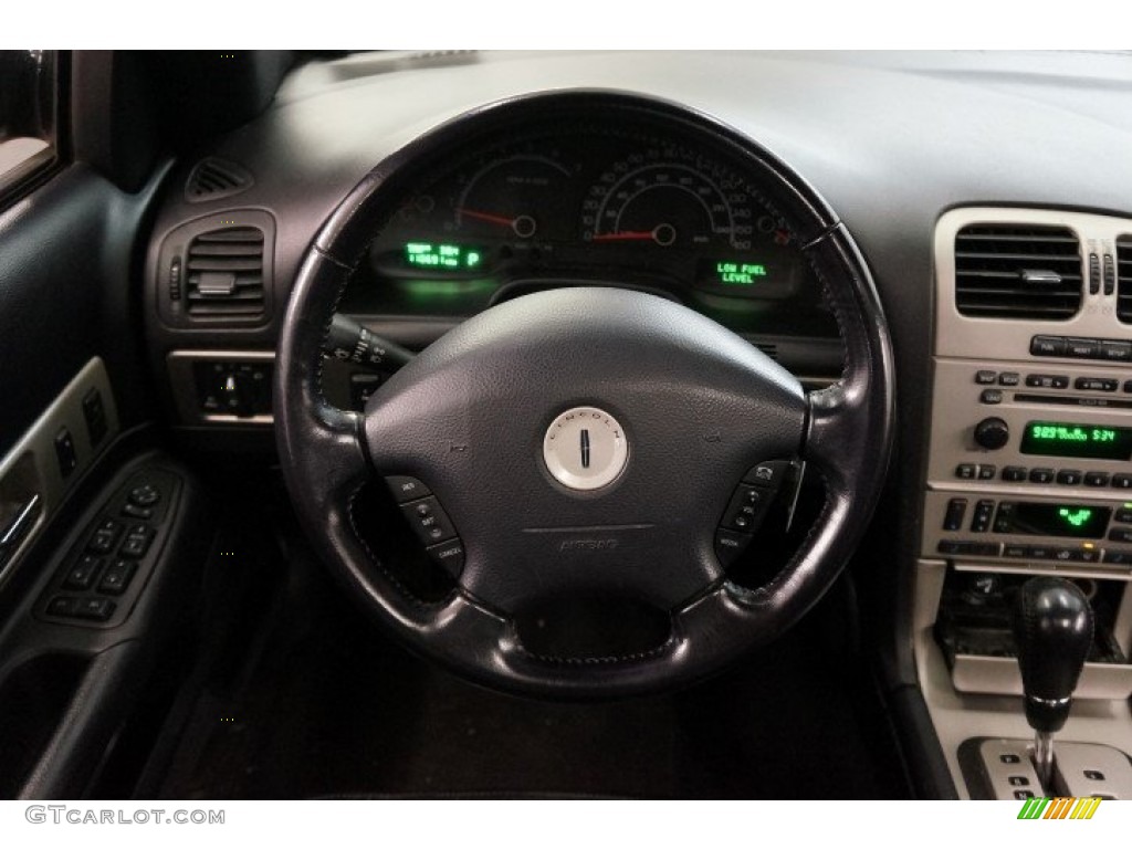 2003 LS V8 - Black / Dark Ash/Medium Ash photo #24