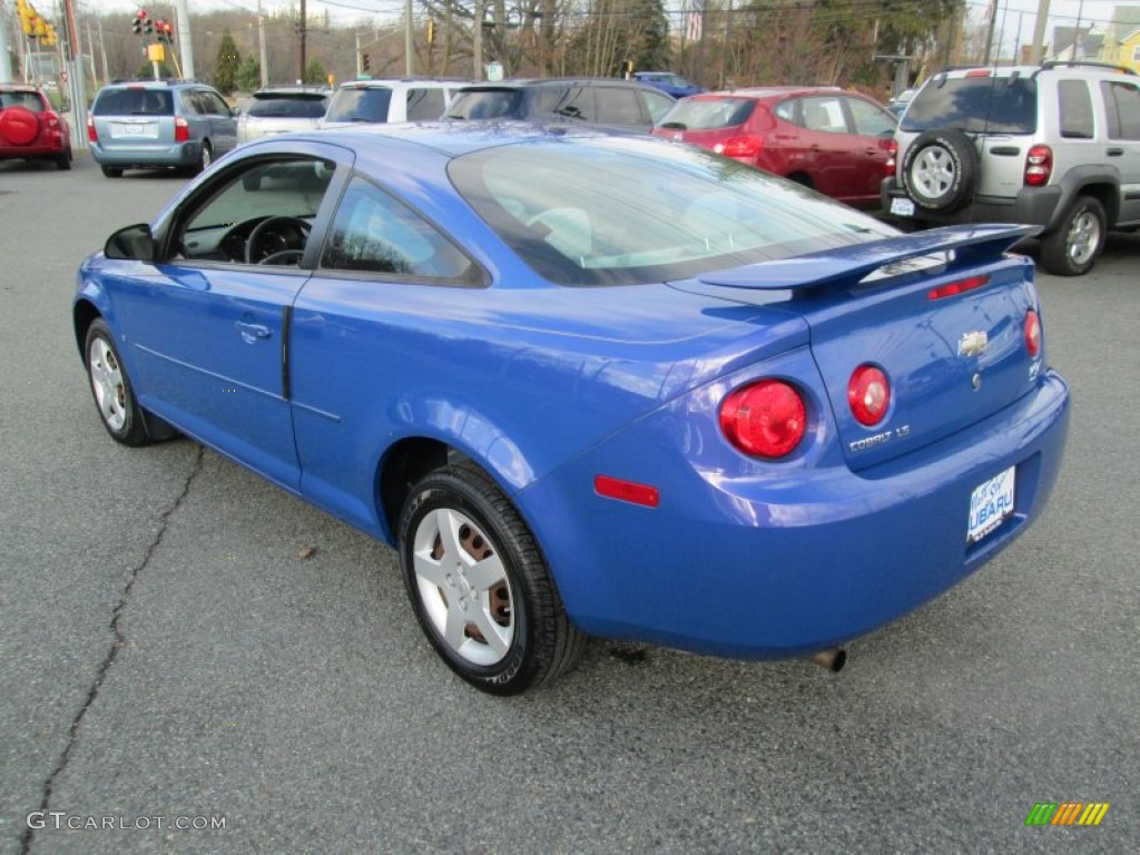 2008 Cobalt LS Coupe - Blue Flash Metallic / Gray photo #8
