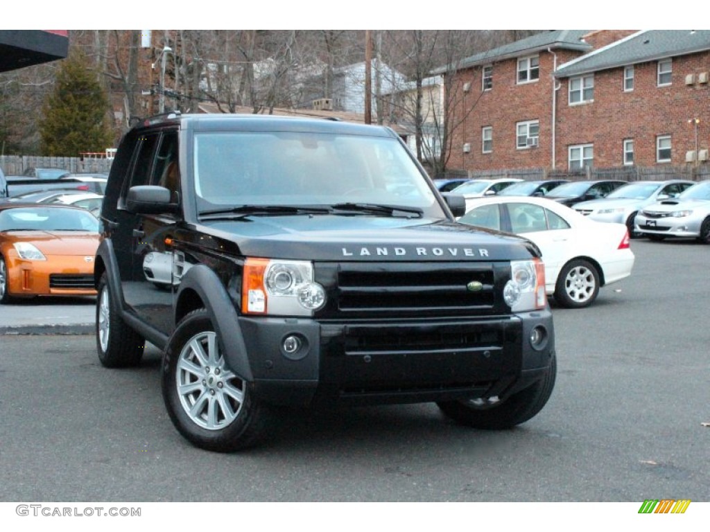 2008 LR3 V8 SE - Java Black Pearlescent / Ebony Black photo #1