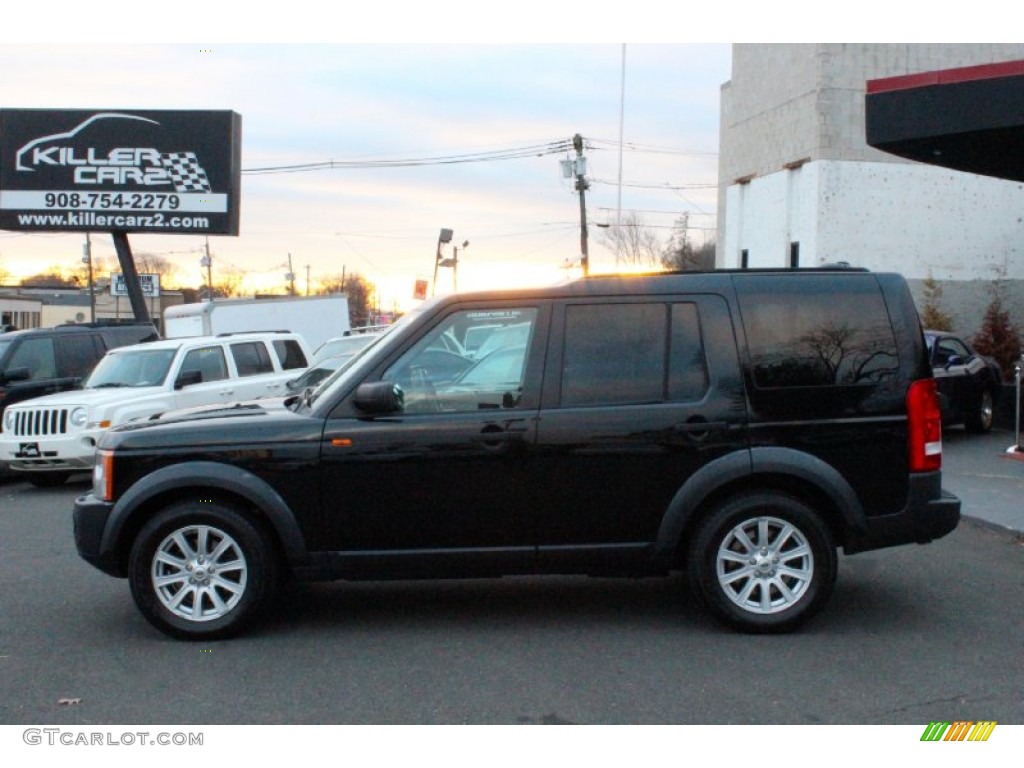 2008 LR3 V8 SE - Java Black Pearlescent / Ebony Black photo #4