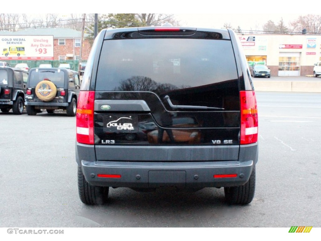 2008 LR3 V8 SE - Java Black Pearlescent / Ebony Black photo #6