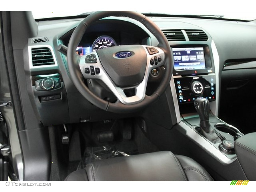 2015 Explorer Limited 4WD - Magnetic / Charcoal Black photo #10