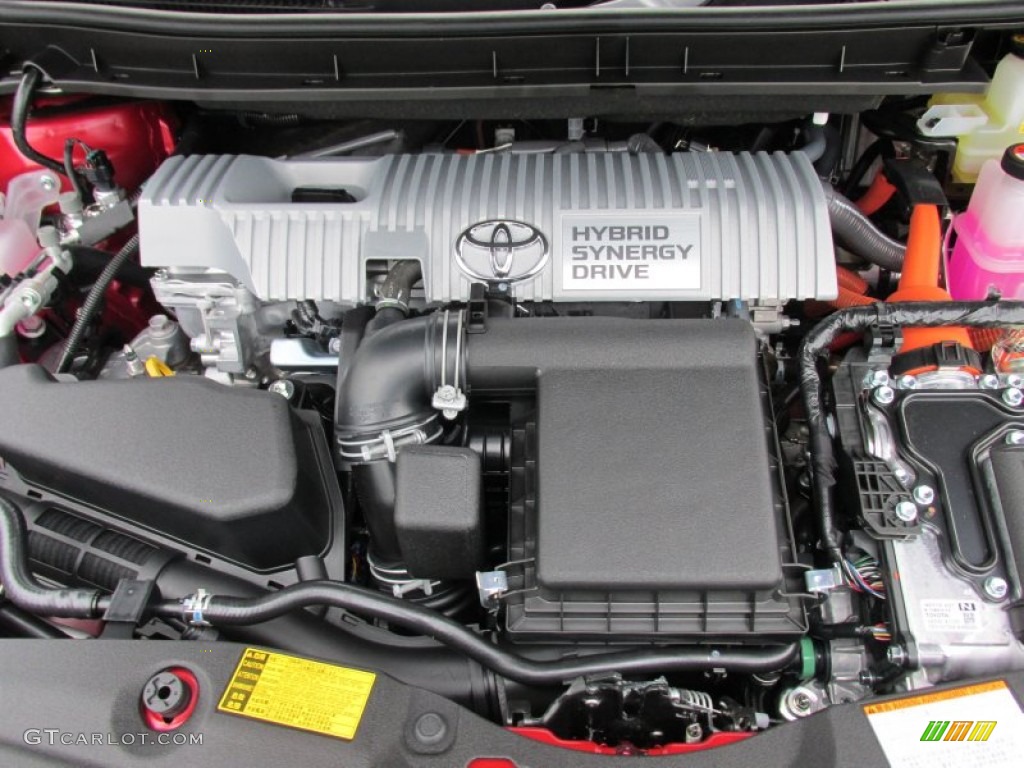 2015 Toyota Prius Two Hybrid 1.8 Liter DOHC 16-Valve VVT-i 4 Cylinder/Electric Hybrid Engine Photo #100066706