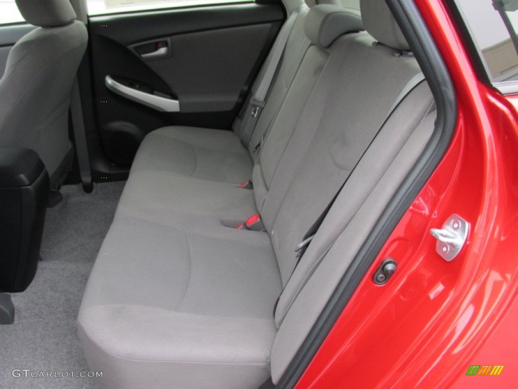 2015 Toyota Prius Two Hybrid Rear Seat Photo #100066724