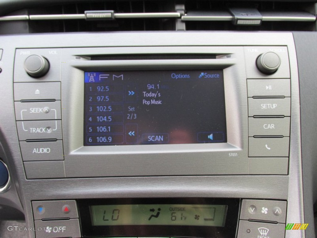 2015 Toyota Prius Two Hybrid Controls Photo #100066979