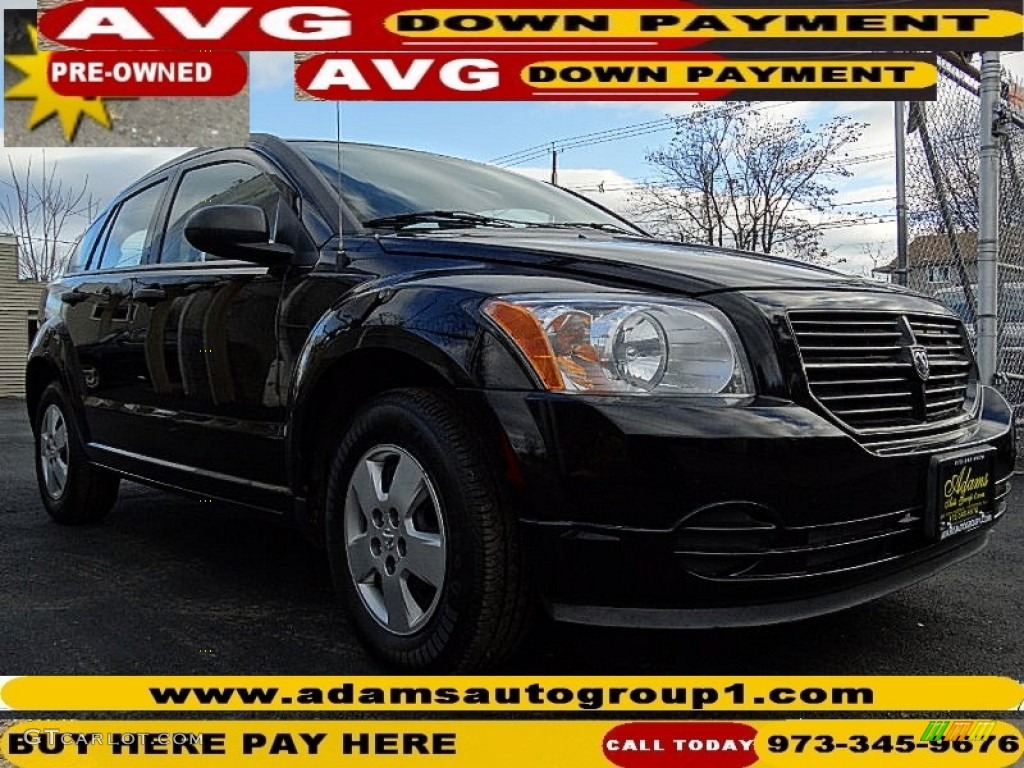 2007 Caliber SE - Black / Pastel Slate Gray photo #3
