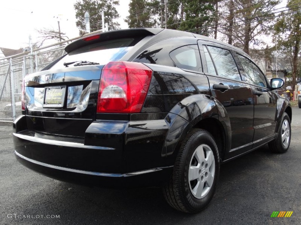 2007 Caliber SE - Black / Pastel Slate Gray photo #4