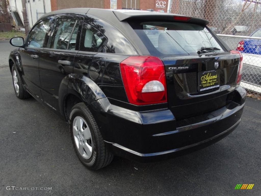 2007 Caliber SE - Black / Pastel Slate Gray photo #5