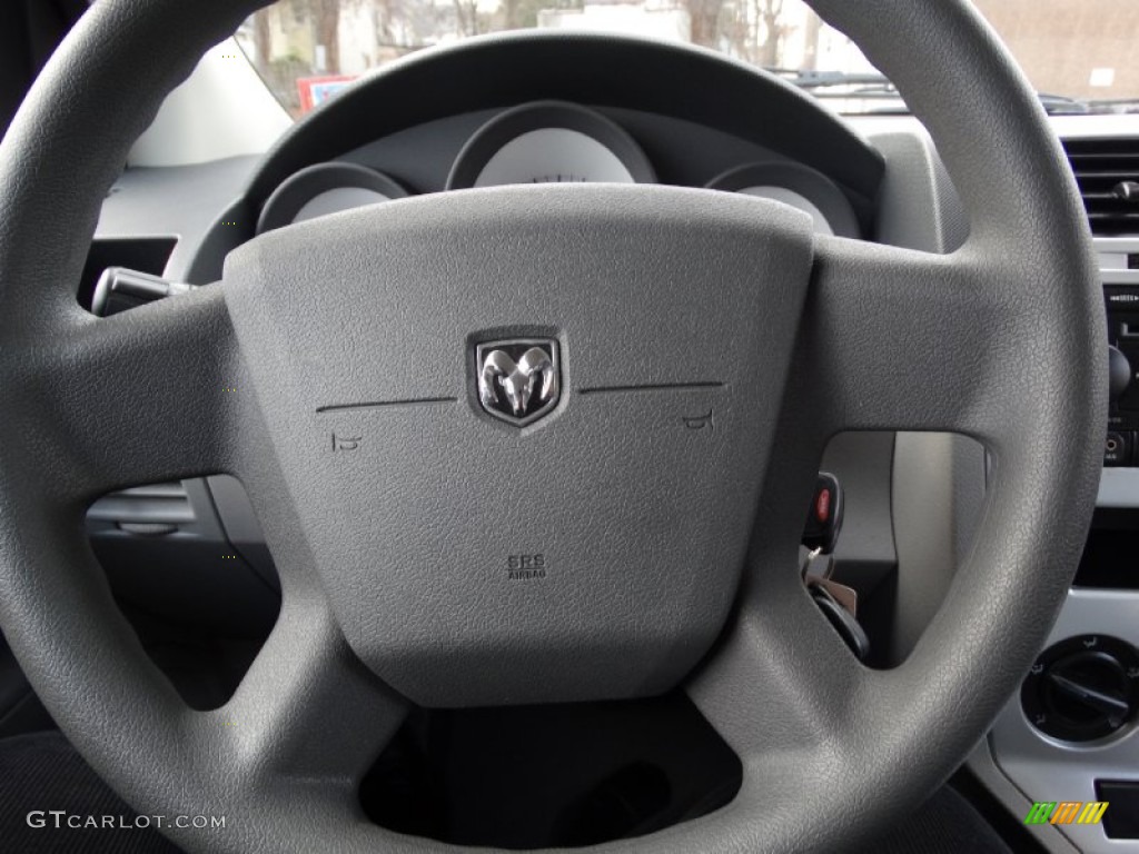 2007 Caliber SE - Black / Pastel Slate Gray photo #8