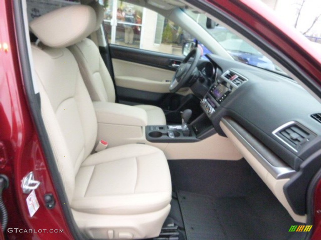 2015 Outback 2.5i Limited - Venetian Red Pearl / Warm Ivory photo #10