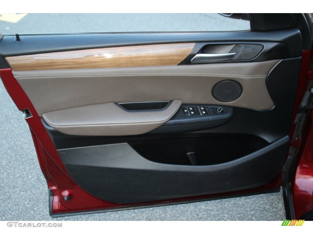2012 BMW X3 xDrive 35i Mojave Door Panel Photo #100072342