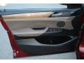 2012 BMW X3 Mojave Interior Door Panel Photo