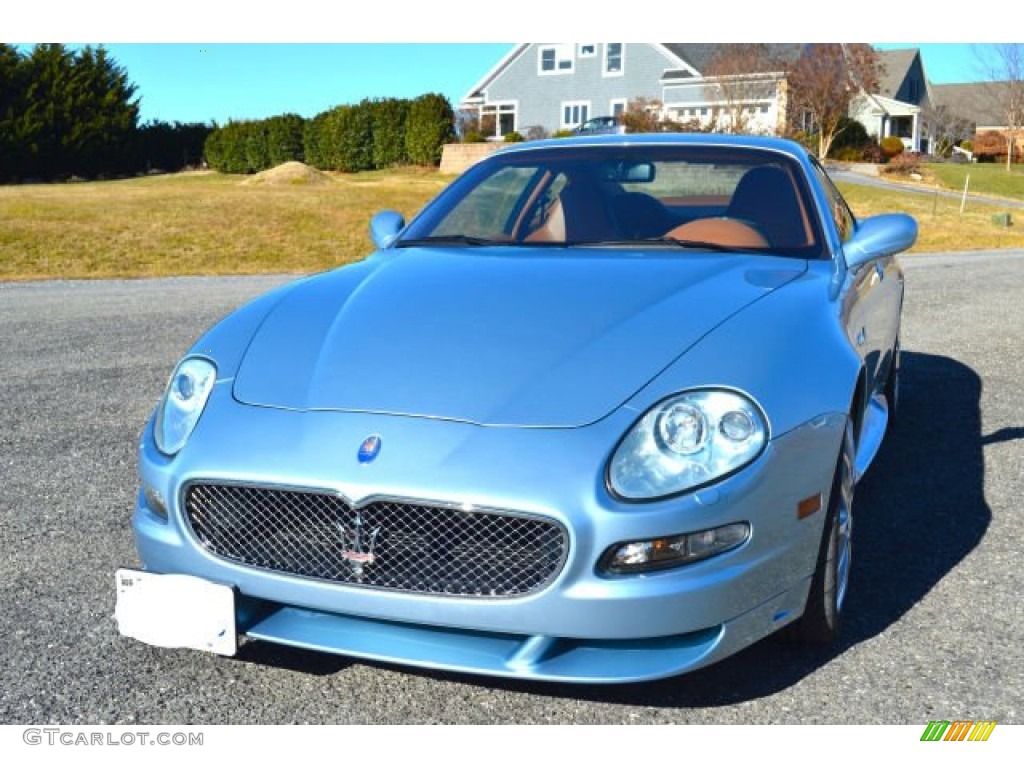 2005 GranSport Coupe - Argento Luna (Light Blue) / Cuoio photo #15