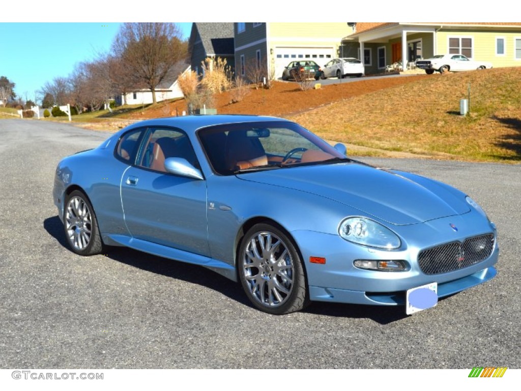 Argento Luna (Light Blue) 2005 Maserati GranSport Coupe Exterior Photo #100072438