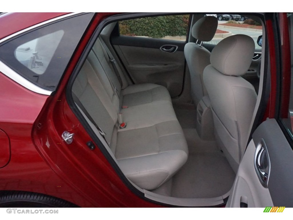 2014 Sentra S - Red Brick / Charcoal photo #19