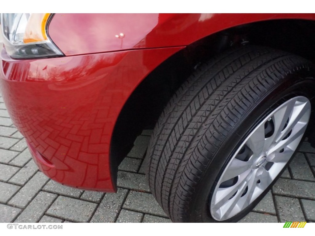 2014 Sentra S - Red Brick / Charcoal photo #31