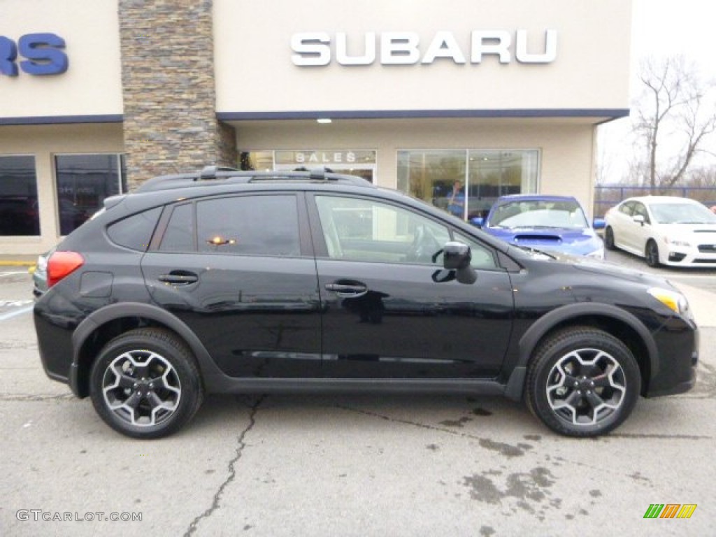 2014 XV Crosstrek 2.0i Premium - Crystal Black Silica / Ivory photo #2