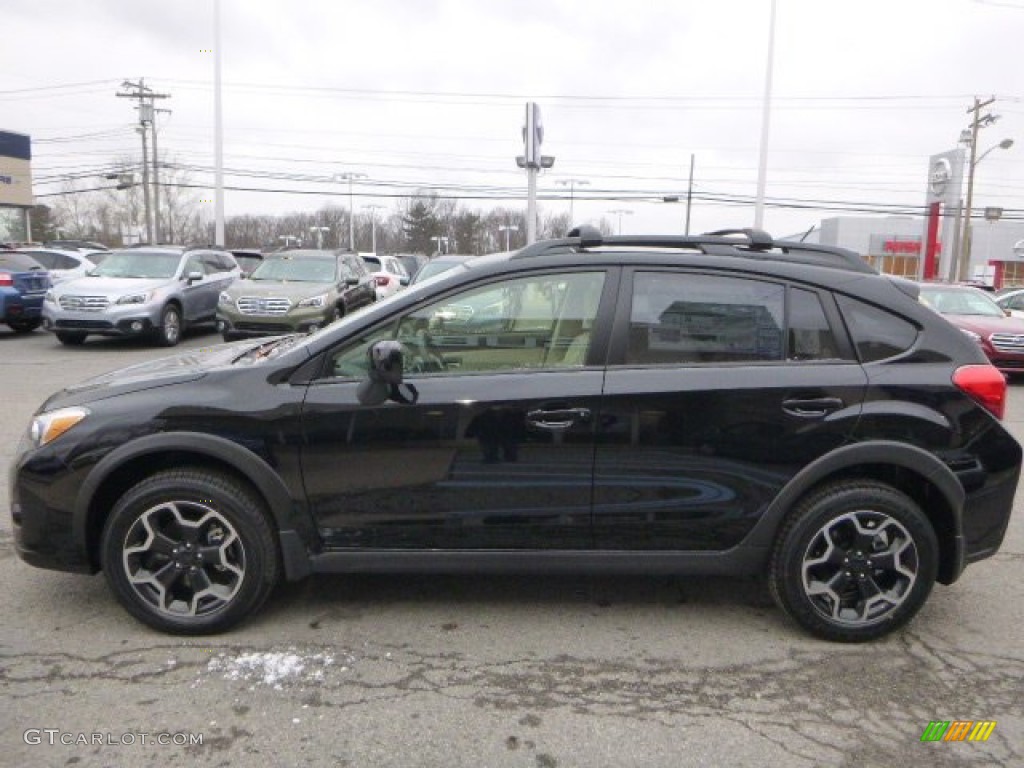 2014 XV Crosstrek 2.0i Premium - Crystal Black Silica / Ivory photo #6