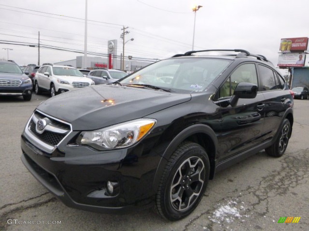 2014 XV Crosstrek 2.0i Premium - Crystal Black Silica / Ivory photo #7