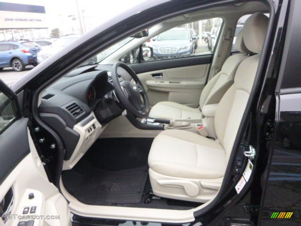 2014 XV Crosstrek 2.0i Premium - Crystal Black Silica / Ivory photo #16