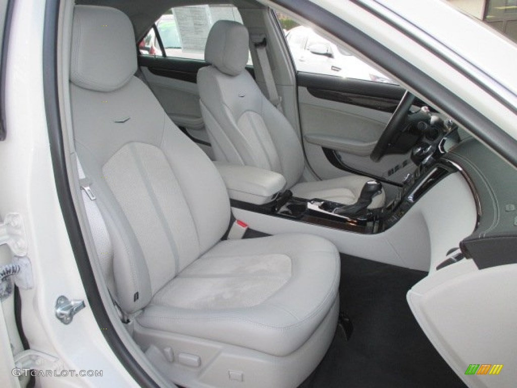 2012 CTS -V Sedan - White Diamond Tricoat / Light Titanium/Ebony photo #18