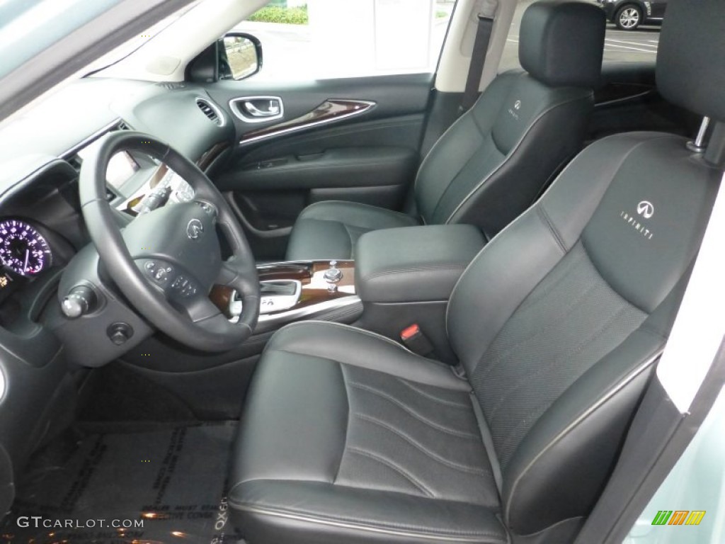 Graphite Interior 2014 Infiniti QX60 3.5 AWD Photo #100079035
