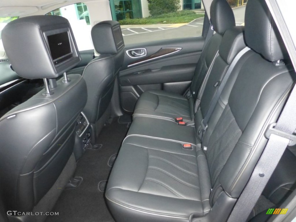 Graphite Interior 2014 Infiniti QX60 3.5 AWD Photo #100079062