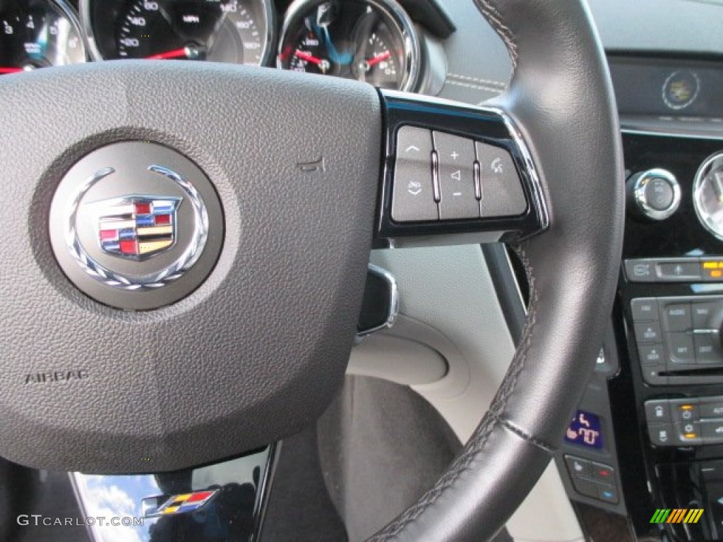 2012 CTS -V Sedan - White Diamond Tricoat / Light Titanium/Ebony photo #37