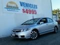 Alabaster Silver Metallic 2011 Honda Civic EX-L Sedan