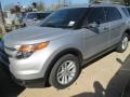 2015 Ingot Silver Ford Explorer XLT  photo #8