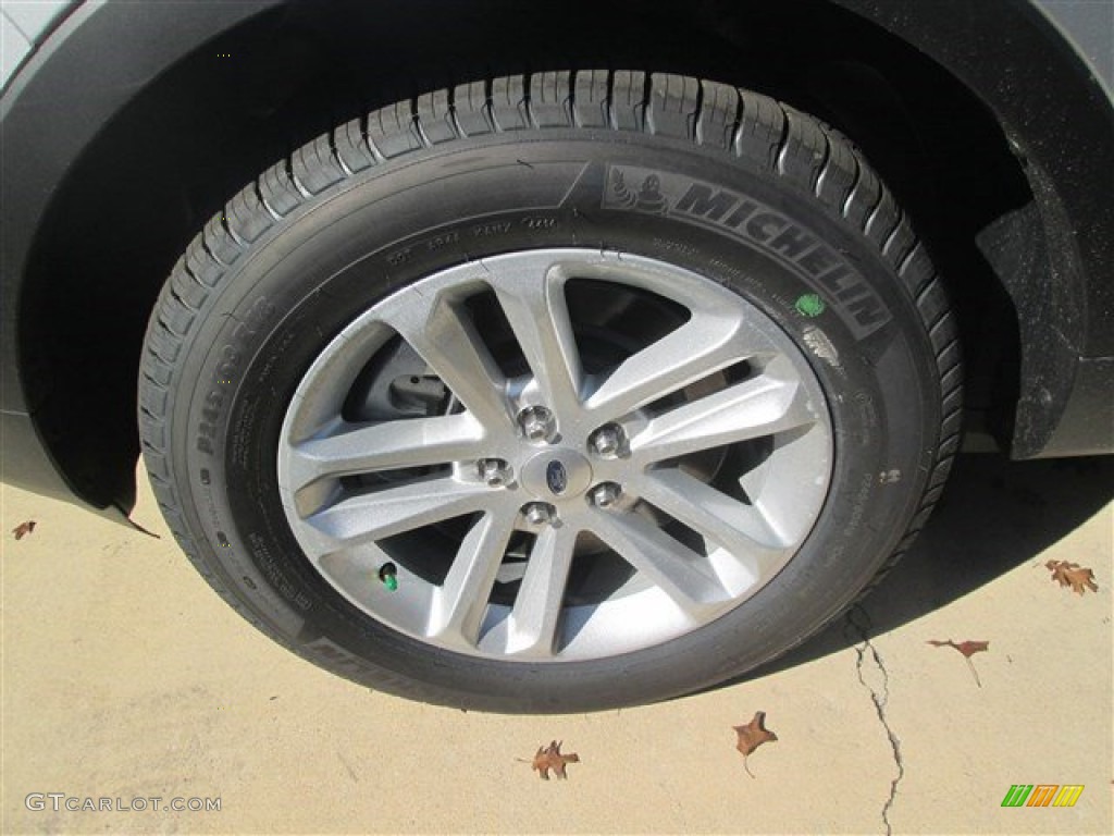 2015 Explorer XLT - Ingot Silver / Charcoal Black photo #9