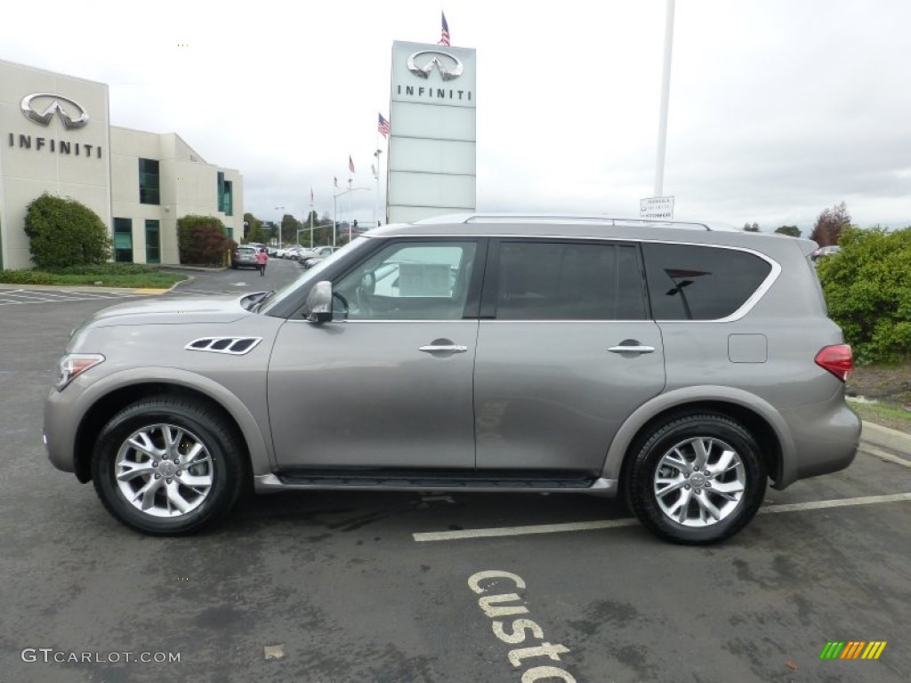 2011 QX 56 4WD - Platinum Graphite / Graphite photo #2
