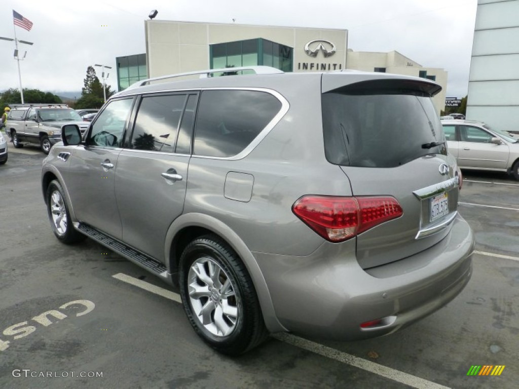 2011 QX 56 4WD - Platinum Graphite / Graphite photo #3