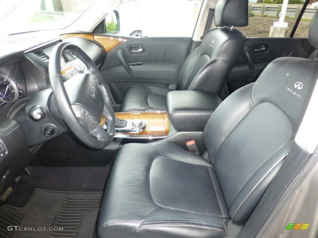2011 QX 56 4WD - Platinum Graphite / Graphite photo #5