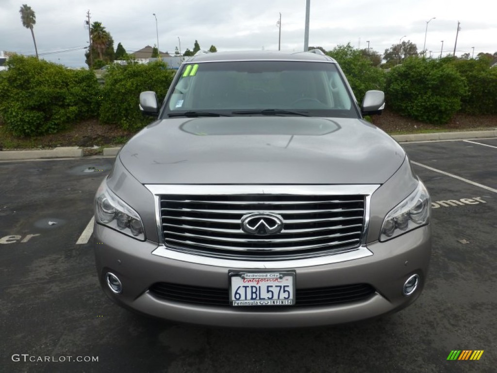 2011 QX 56 4WD - Platinum Graphite / Graphite photo #11