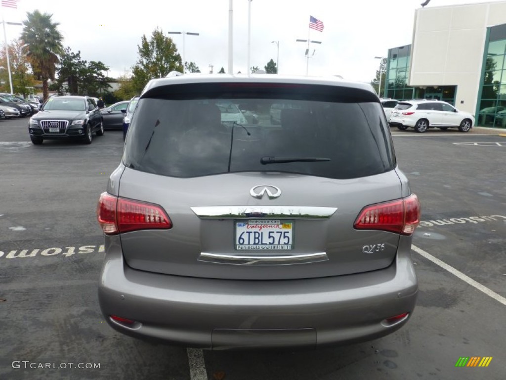 2011 QX 56 4WD - Platinum Graphite / Graphite photo #13