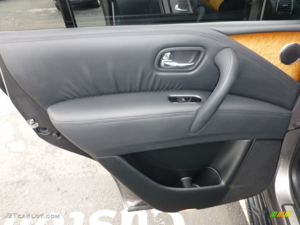 2011 QX 56 4WD - Platinum Graphite / Graphite photo #21