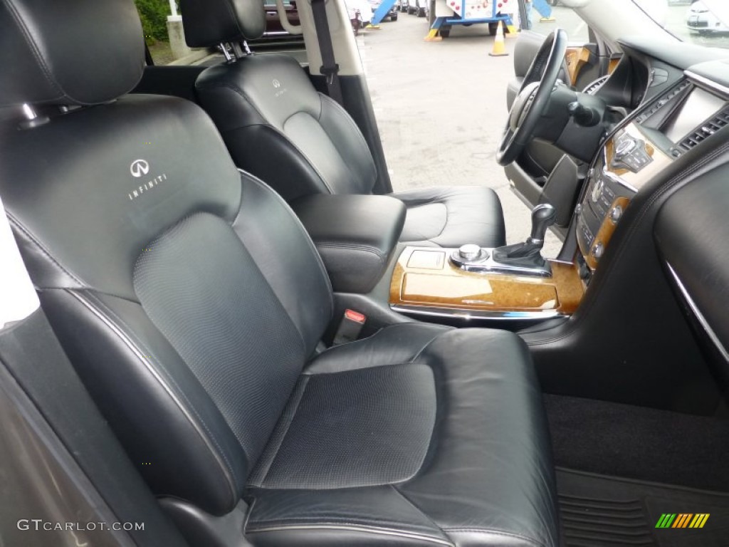 2011 QX 56 4WD - Platinum Graphite / Graphite photo #27