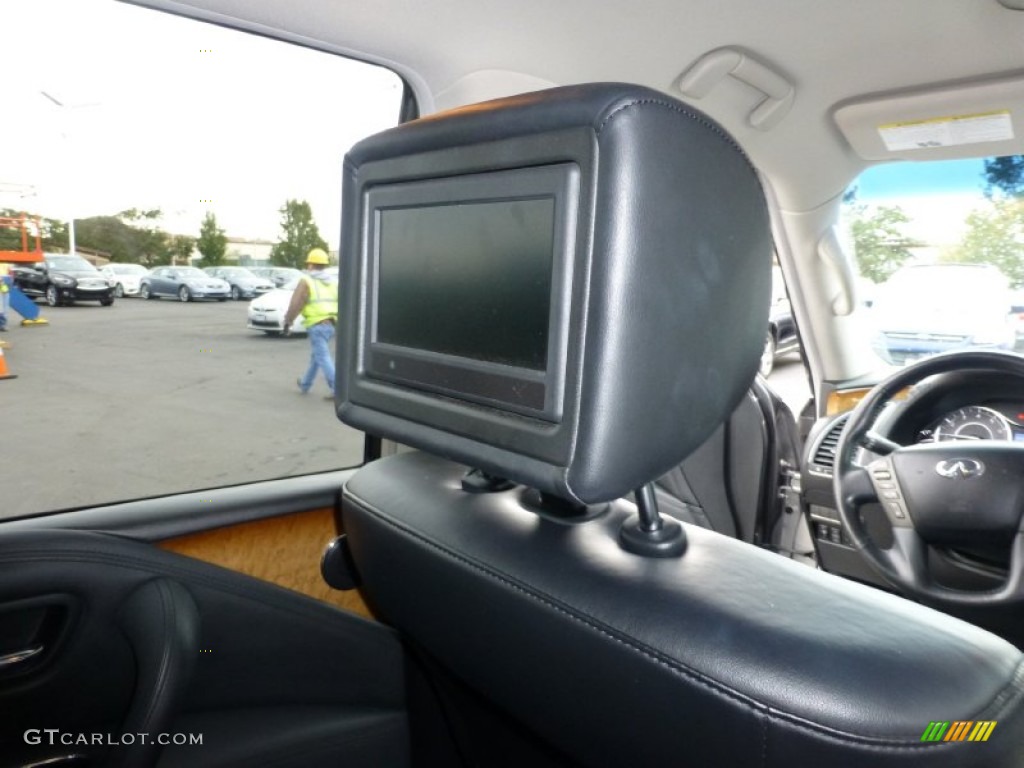 2011 QX 56 4WD - Platinum Graphite / Graphite photo #29