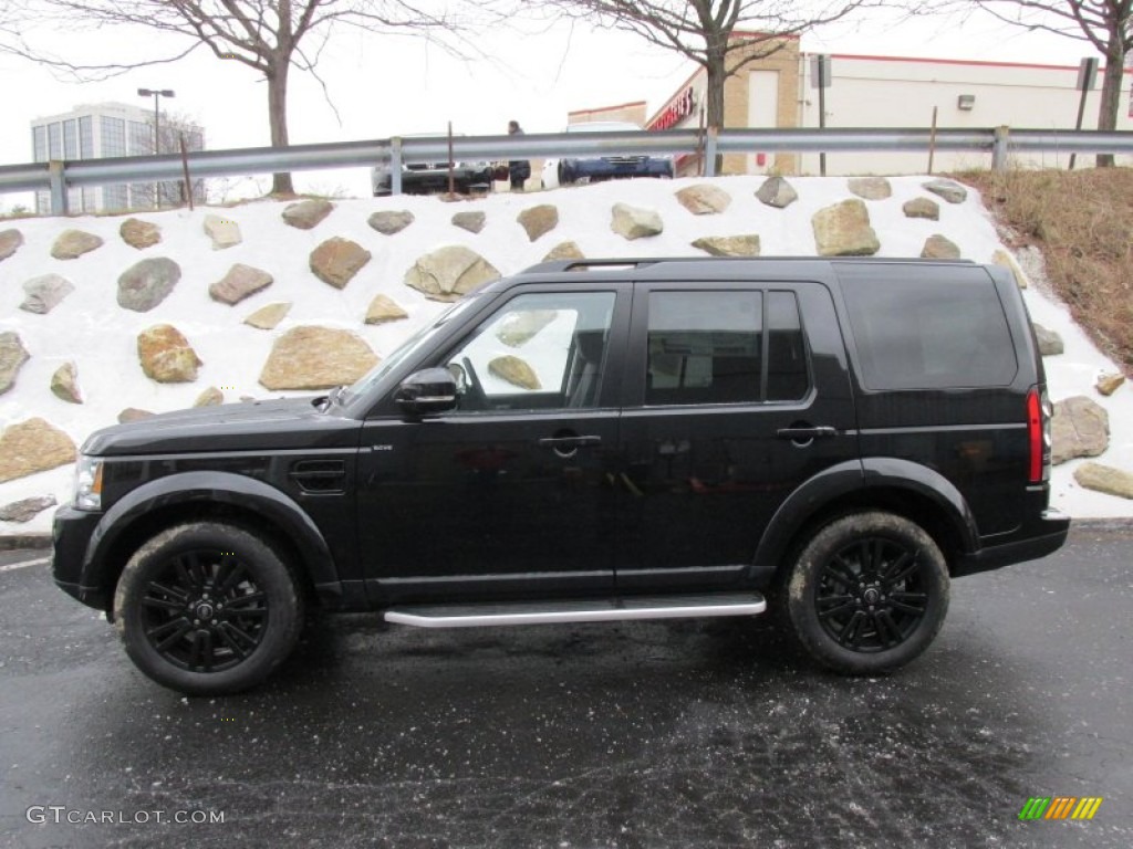 Santorini Black Metallic 2015 Land Rover LR4 HSE Luxury Exterior Photo #100082899