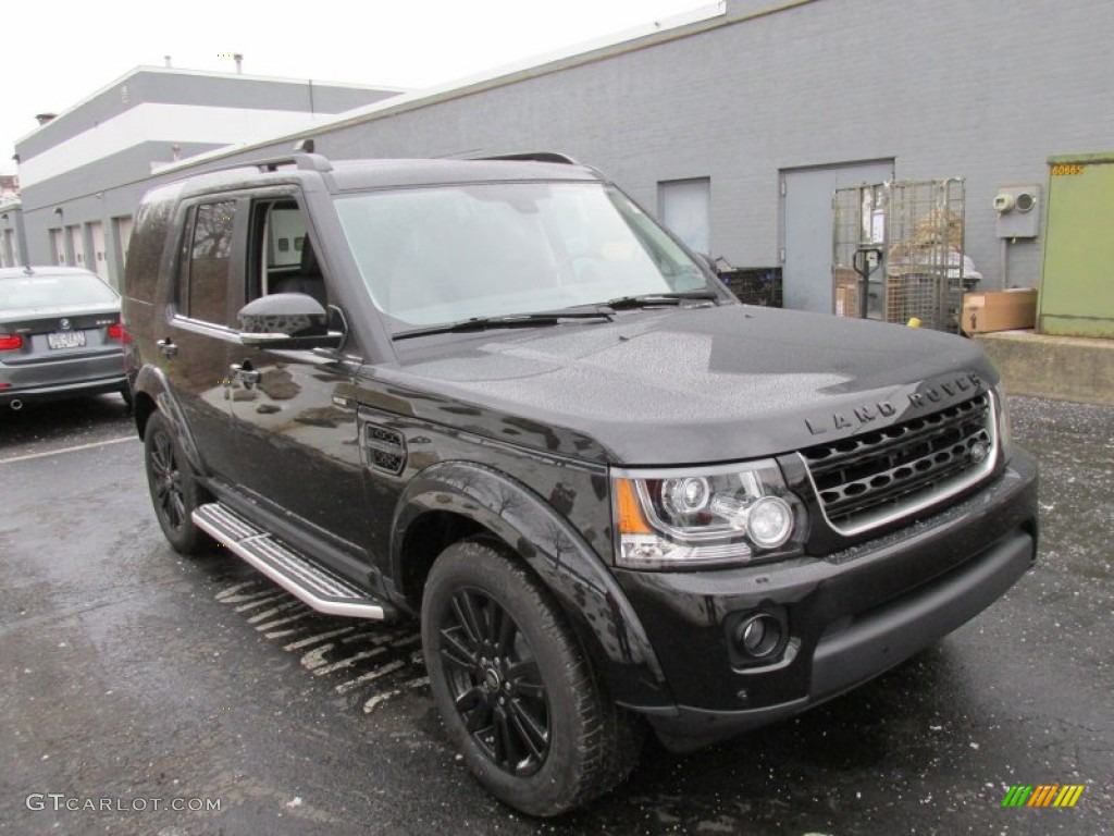 Santorini Black Metallic 2015 Land Rover LR4 HSE Luxury Exterior Photo #100083013
