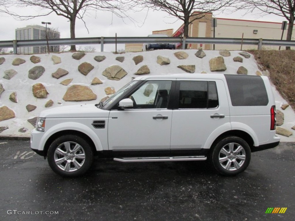 Fuji White 2015 Land Rover LR4 HSE Exterior Photo #100084204
