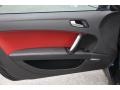 2009 Audi TT Magma Red Interior Door Panel Photo