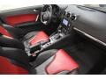 2009 Audi TT Magma Red Interior Dashboard Photo