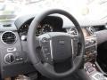 Ebony 2015 Land Rover LR4 HSE Steering Wheel
