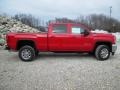 2015 Fire Red GMC Sierra 2500HD SLE Crew Cab 4x4  photo #34