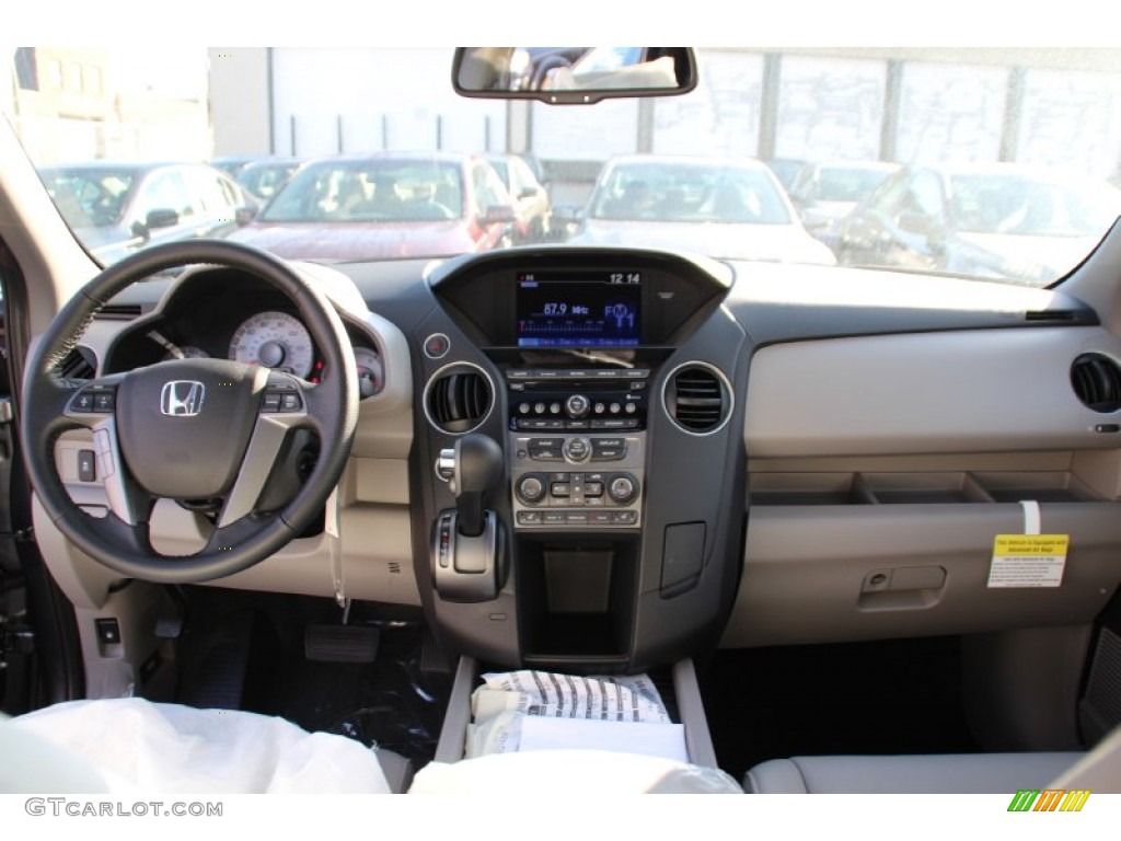 2015 Pilot EX-L 4WD - Modern Steel Metallic / Gray photo #4