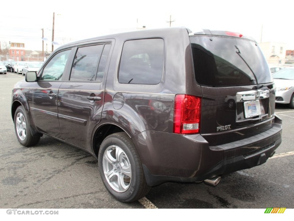 2015 Pilot EX-L 4WD - Dark Amber Metallic / Beige photo #2