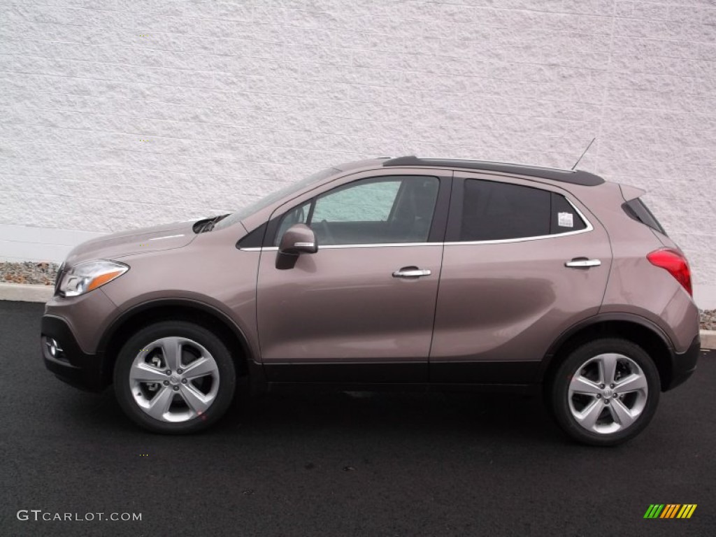 Cocoa Silver Metallic 2015 Buick Encore Leather AWD Exterior Photo #100088260